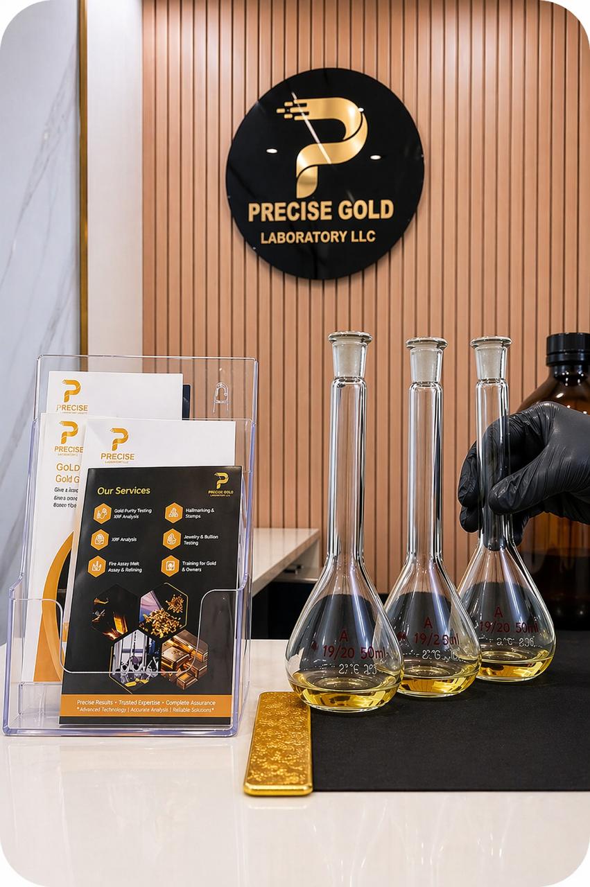 Precise Gold Lab Under Regal Sky Gold Building
