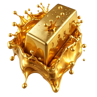 Gold melting